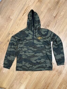 Two Hearted IPA Camo Packable Anorak Jacket L